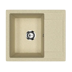 Кухонная мойка Uperwood ECON UPD-201 57,5х49,5 бежевая матовая