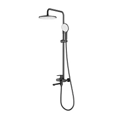 Душевая стойка Splenka S222.24.09 с изливом графит