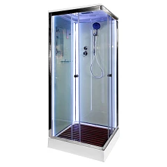 Душевая кабина AvaCan K408S 80х80х220 с LED-подсветкой