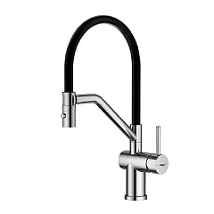 Смеситель Raglo R86.41.05 для кухни с гибким изливом сатин