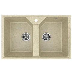 Кухонная мойка Uperwood ECON UPD-402 77х49 бежевая матовая
