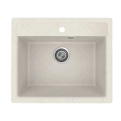 Кухонная мойка Uperwood ECON UPD-104 56,5х49,5 белая матовая