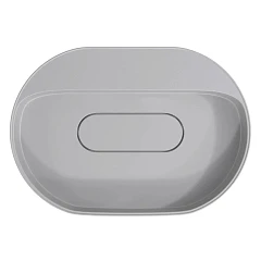 Накладная раковина Uperwood Tanos Quartz 55*40 без отверстия жасмин