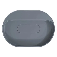 Накладная раковина Uperwood Tanos Quartz 55*40 без отверстия бетон