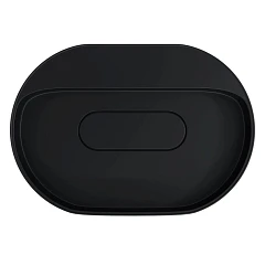 Накладная раковина Uperwood Tanos Quartz 55*40 без отверстия уголь