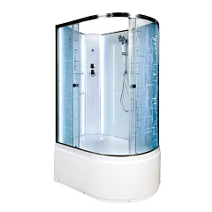 Душевая кабина AvaCan EM4511 110х80х210 L N с LED-подсветкой без крыши