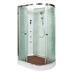 Душевая кабина AvaCan EM1512 120х80х210 L N с гидромассажем без крыши