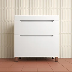 Тумба под раковину Style Line Остин 80 напольная белая матовая