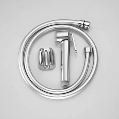 Гигиеническая лейка Splenka S460.51 с держателем и шлангом хром