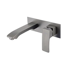 Смеситель Raglo R01.11.09 для раковины скрытый монтаж графит