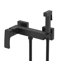 Гигиенический душ со смесителем Raglo R01.51.06 черный матовый