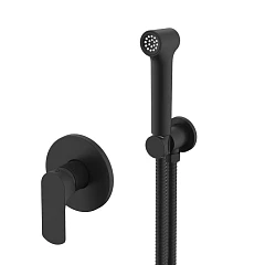 Гигиенический душ со смесителем Raglo R03.53.06 скрытый монтаж черный матовый