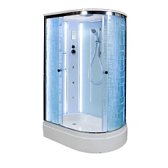 Душевая кабина AvaCan EM3012 120х90х220 L с LED-подсветкой и гидромассажем