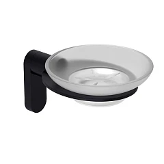 Мыльница Raglo R300.02.06 черная матовая