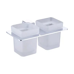 Двойной стакан Raglo R301.08 хром