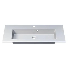 Встраиваемая раковина Uperwood Aurora 81*36 белая глянцевая