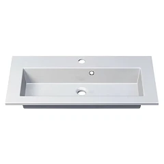 Встраиваемая раковина Uperwood Aurora 71*36 белая глянцевая