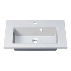 Встраиваемая раковина Uperwood Aurora 51*36 белая глянцевая