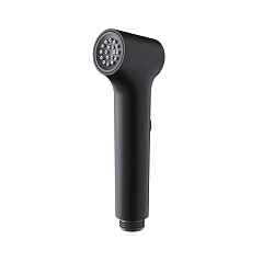 Гигиеническая лейка Raglo R460.05.06 с клавишей регулировки воды черная матовая