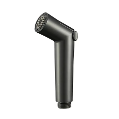 Гигиеническая лейка Raglo R460.01.06 с клавишей регулировки воды черная матовая