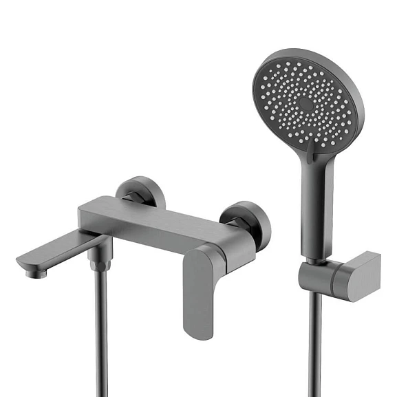Смеситель Raglo R03.30.09 для ванны и душа графит