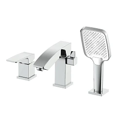 Смеситель на борт ванны Raglo R01.31 на 3 отверстия хром