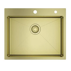 Кухонная мойка Raglo R701.6050.03 60*50 золотой сатин