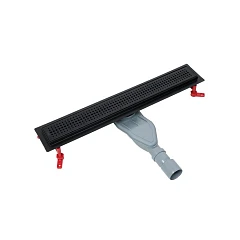 Душевой лоток Iddis Perfex 975B6BL20DZ 60 боковой выпуск черный матовый