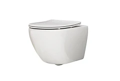 Подвесной унитаз Grossman GR-4457SQ 52х36х32 безободковый, торнадо