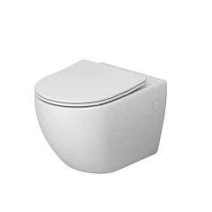 Подвесной унитаз Grossman GR-4411MSQ 52х36х37,5 безободковый, торнадо, матовый 