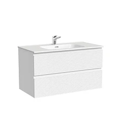 Тумба с раковиной Sancos Folk 90 Bianco