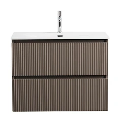 Тумба под раковину BelBagno Uno-Mini 80 бежевая матовая