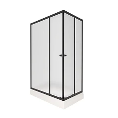 Душевое ограждение Triton Вента-Блэк Вельвет 120*80*202 L/R с поддоном