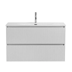 Тумба с раковиной BelBagno Uno 100 Bianco Opaco с двумя ящиками