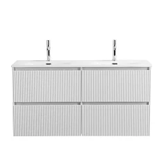 Тумба с раковиной BelBagno Uno 120 Bianco Opaco с четырьмя ящиками