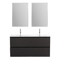 Комплект мебели BelBagno Uno 120 темно-серый матовый с четырьмя ящиками