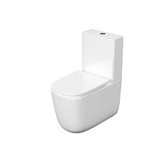 Унитаз-компакт Aquatek Optima Plus Square безободковый, Торнадо с крышкой-сиденьем микролифт