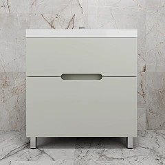 Тумба с раковиной Style Line Матис 80 напольная олива