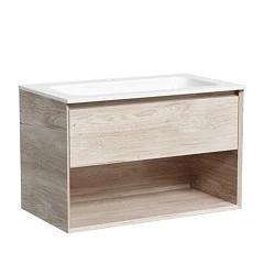 Тумба под раковину Sancos Marmi 1.0 80 дуб галифакс натуральный