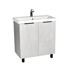 Тумба с раковиной Viant Берлин VBER80MDC-T2ST 80 напольная цемент (раковина Moduo 80)