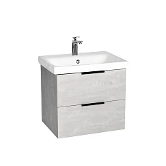 Тумба с раковиной Viant Берлин VBER60MDC-T2YP 60 подвесная цемент (раковина Moduo 60)