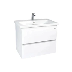 Тумба с раковиной Viant Мальта VMAL60COBEL-T2YP 60 подвесная белый глянец (раковина Como 60)