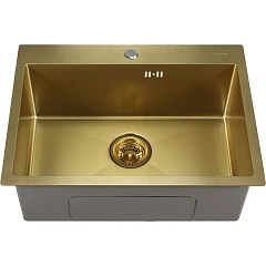 Кухонная мойка Melana ProfLine 60*45 врезная прямоугольная золото