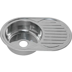 Кухонная мойка Melana 77*50 врезная овальная с сифоном