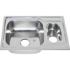 Кухонная мойка Melana 69*50 полуторная врезная прямоугольная с сифоном