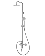 Душевая стойка Rush Santiago SUS1116-40 с изливом сатин