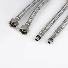 Гибкая подводка Iddis F1/2xM10S, F1/2xM10L 60 см, комплект 2 шт