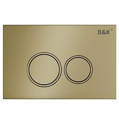 Клавиша смыва DQ Bayern DB1529007 матовое золото для системы инсталляции DI8050127