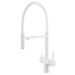 Смеситель Shevanik для кухни с подключением фильтра S178C белый