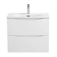Тумба с раковиной BelBagno Marino-Cer-N 60 Bianco Lucido
